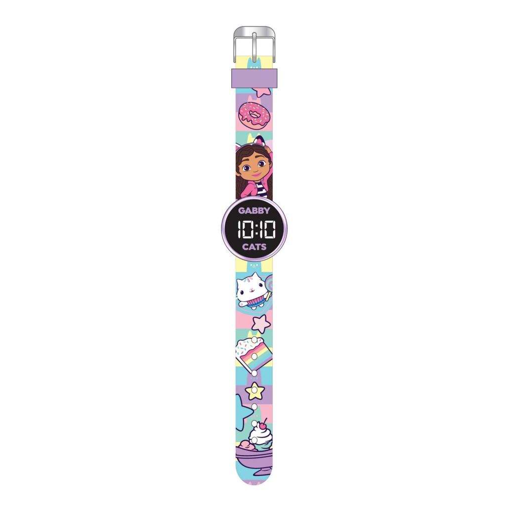 Accutime Gabby's Dollhouse LED Horloge Rond