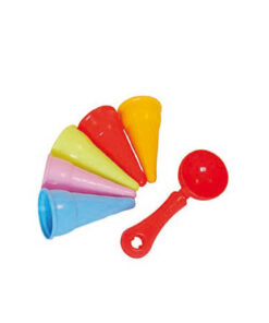 Adriatic Zandvormen IJscohoorntjes 6-delig