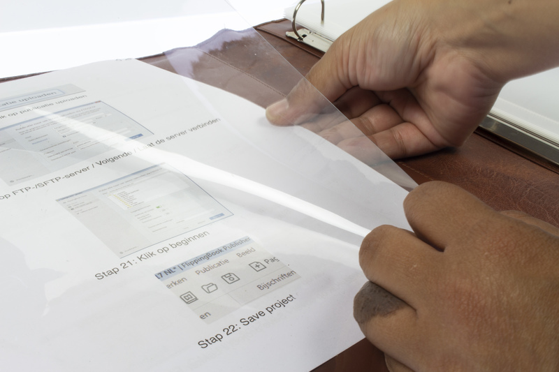 Alassio JU-31516 Documentenmap A4. 4 Ringsmechaniek Leer Cognac 36x28x4,5cm Met Slot - Afbeelding 5