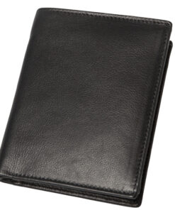 Alassio JU-42245 Portefeuille 12x9.5x2.5cm Leer Zwart