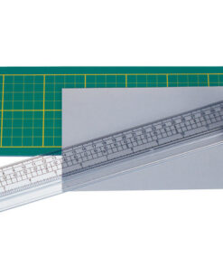 Alco AL-1441 Snijliniaal Met Mat 380x100mm