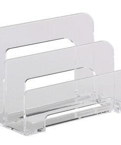 Alco AL-4466 Brievenstandaard Acryl 2-vaks Transparant 75x150x95mm