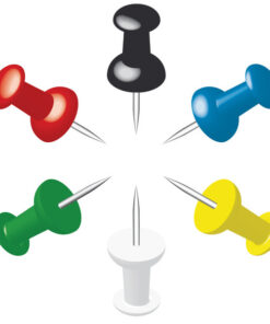 Alco AL-661A Pushpins Doosje A 25 Stuks Assorti