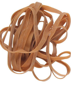 Alco AL-755N Elastieken 130x4mm 500 Gram In Doos Natuur