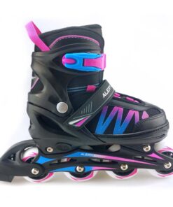 Alert Inline Skates Maat 35-38 Roze/Blauw/Zwart
