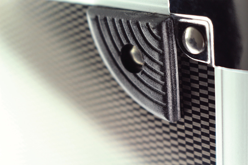 Alumaxx Laptop Koffer C-1 Aluminium Zilver-Carbonlook - Afbeelding 4