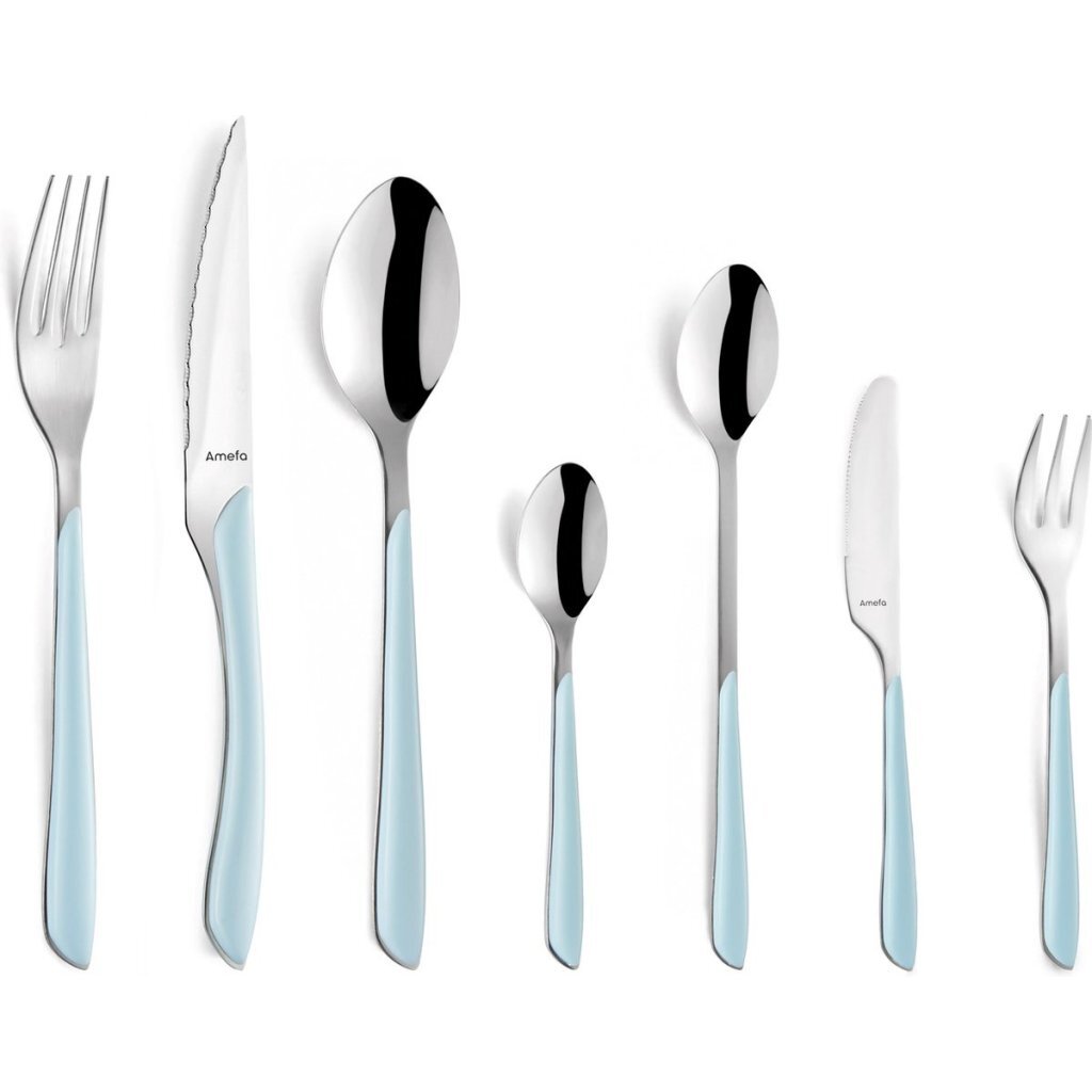 Amefa Eclat Bestekset 26-delig Lichtblauw