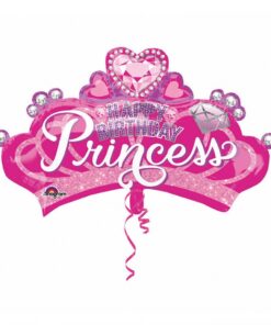 Anagram Folie Ballon Prinsessen Kroon 81x48 cm