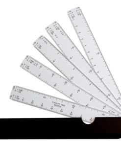 Aristo AR-1323 Waaierliniaal Schaal 1:10:15:20:25:30:33 1/3 :40:50:75:125