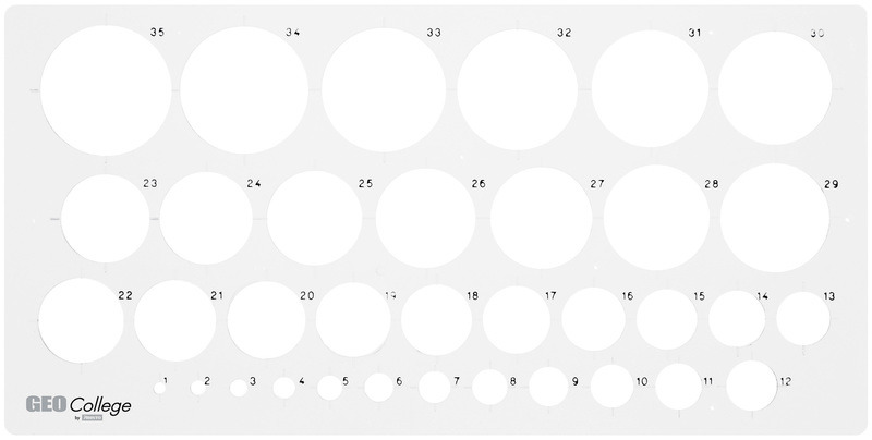 Aristo AR-23319 Cirkelsjabloon 1-35 Mm