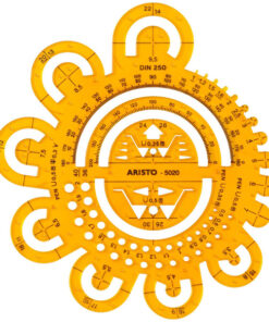 Aristo AR-5020 Afrondingssjabloon 0.5-40 Mm