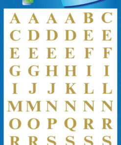 Avery AV-3727 Letteretiket 2 Vel Goud 10 Setjes met 2 Vel