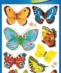 Avery AV-4462 Etiket 3 Vel Vlinders 10 Setjes met 3 Vel