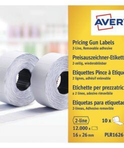 Avery AV-PLR1626 Prijstangetiketten Non-Permanent 10 Rollen Wit