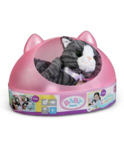 Baby Born My Cat Cookie Knuffel Kat met Mand + Geluid