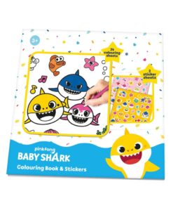 Baby Shark Kleur-Stickerboek