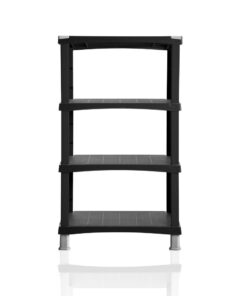 Bama Futuro Opbergsysteem 4 Planken 80x40x137 cm Zwart