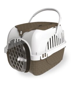Bama Pet Transportbox 52x33x34 cm Taupe/Wit