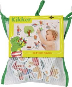 Bambolino Toys Kikker Badspeelgoed Badfiguren Educatief Speelgoed in Opbergnetje