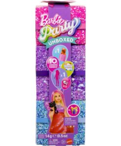 Barbie Reveal Party Unbox Glam Red Doll