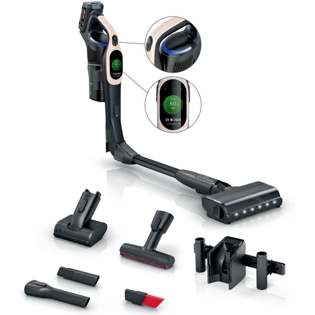 Bosch BBS1041RBA Unlimited 10 Accu Steelstofzuiger Antraciet