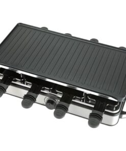 Bourgini Gourmette Reclette Pure Zwart/RVS