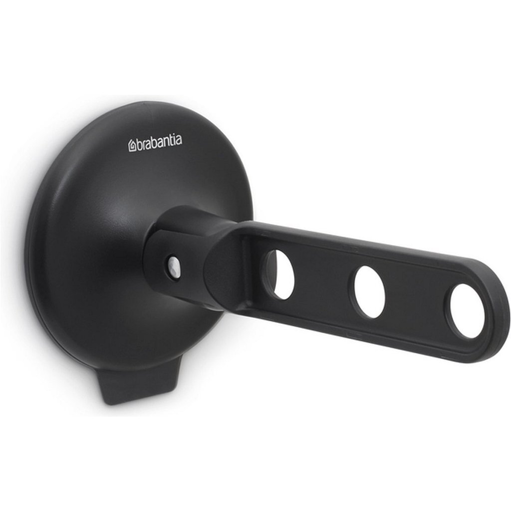 Brabantia Inklapbare Kledinghaak met Zuignap Zwart