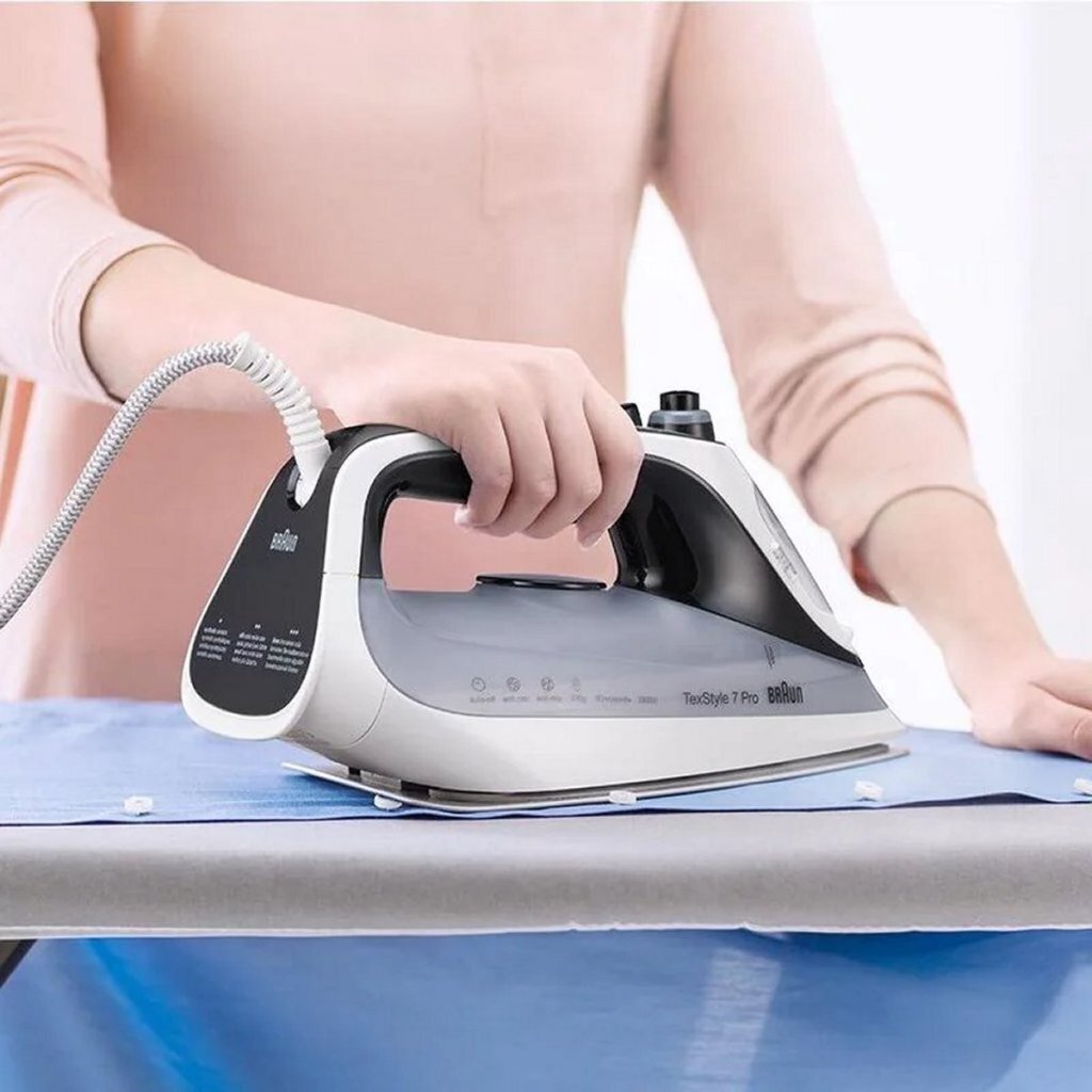 Braun SI7149WB WT/ZW TexStyle7 Pro Stoomstrijkijzer Zwart/Wit - Afbeelding 4