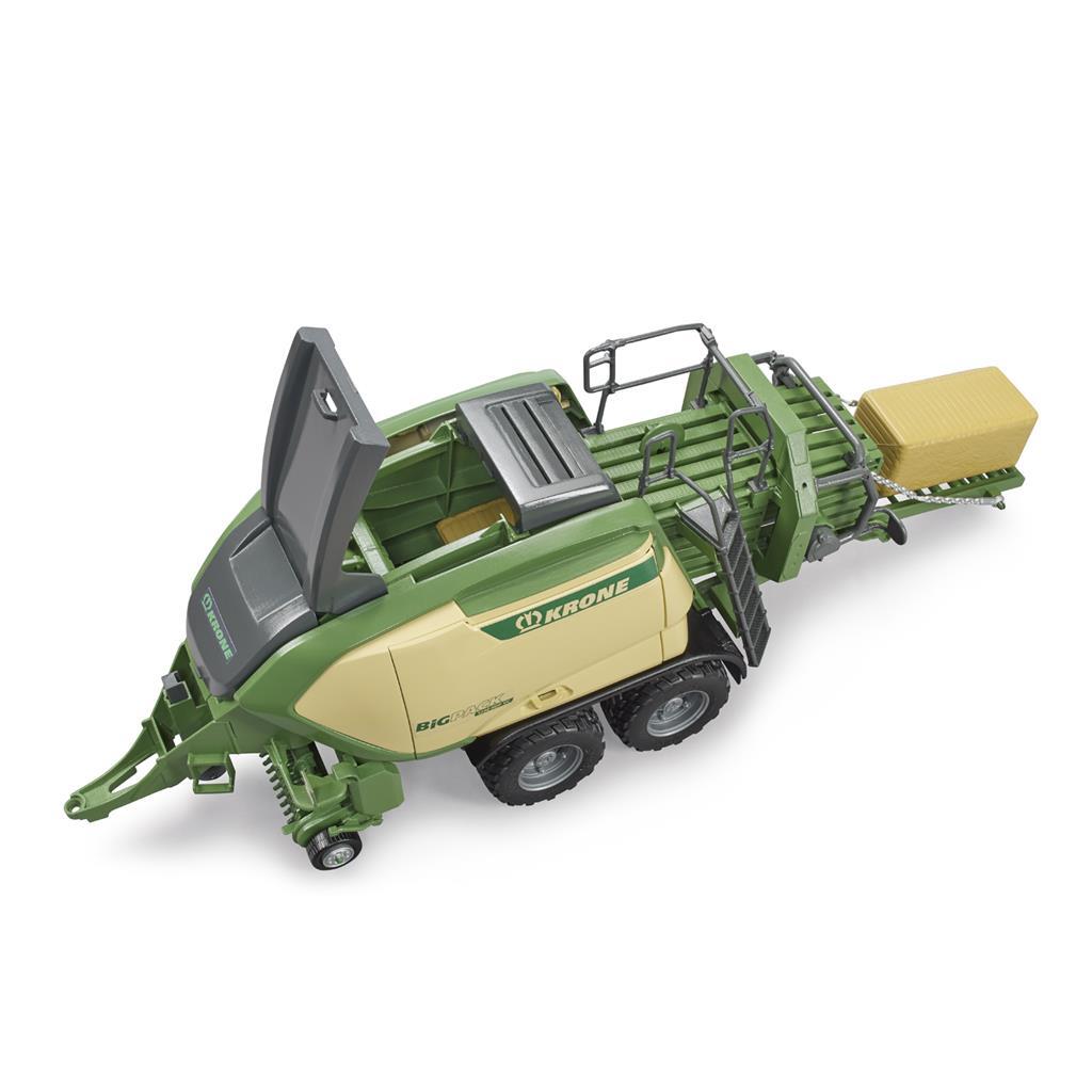 Bruder 02033 Krone BigPack 1290 HDP Balenpers + 2 Strobalen - Afbeelding 3