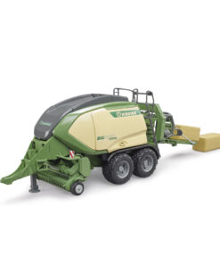 Bruder 02033 Krone BigPack 1290 HDP Balenpers + 2 Strobalen