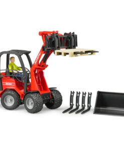 Bruder 2630 Schaeffer Shovel met Voorlader en Accessoires