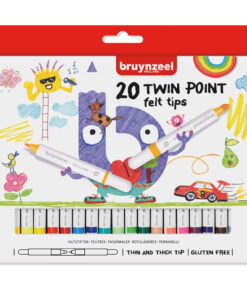 Bruynzeel Dubbelpunters Viltstiften 20 Stuks