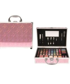 Casuelle Make-Up Koffer Roze met Vlinders