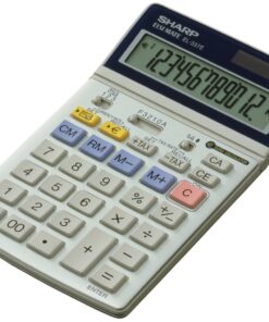 Citizen SH-EL337C Calculator Sharp EL337C Zilver Desk 12 Digit