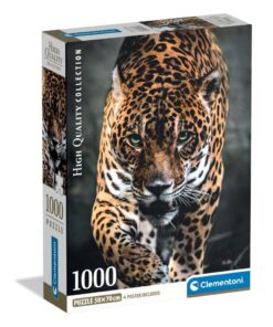 Clementoni High Quality Collection Puzzel Jaguar 1000 Stukjes + Poster