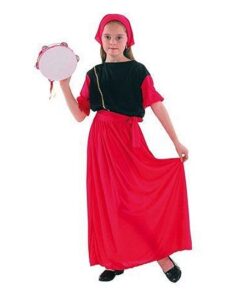 Clown Kinderkostuum Zigeunerinnetje 10-12 jaar