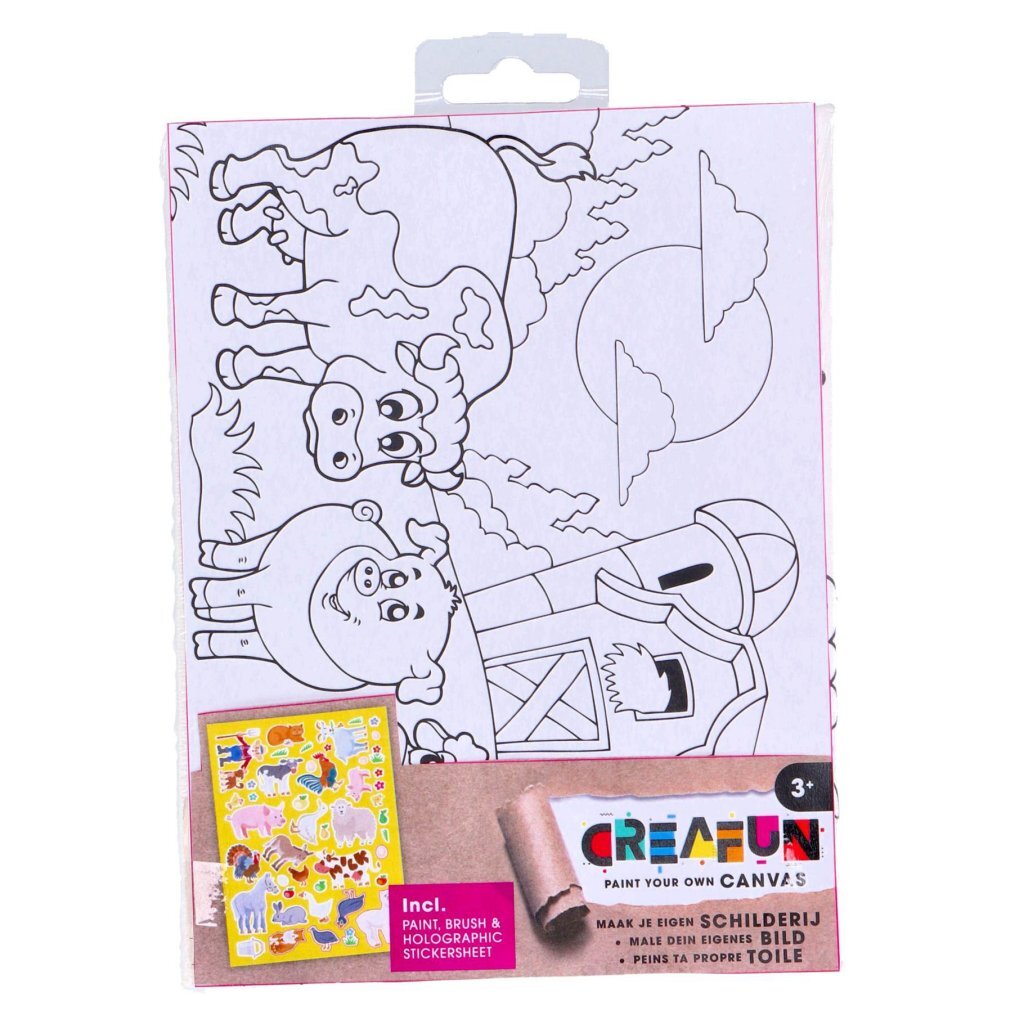 Creafun Schilderen op Canvas + Stickers