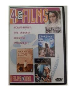 DVD 4 Top Films To Walk With Lions/True Heart/Far Pavillions/Escape To Grizzly Mountain