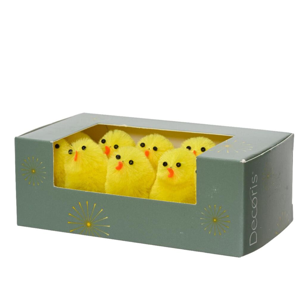 Decoris Decoratie Mini Kuikentjes 5 cm 10 Stuks Geel