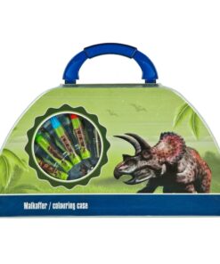 Dinosaurus Kleurkoffer 51-delig