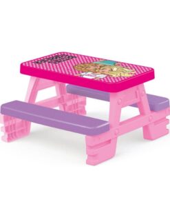 Dolu Barbie Picknicktafel 79x69x42 cm Roze/Paars