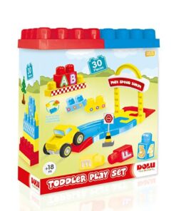 Dolu Blokken Speelset Rijbaan 30-delig