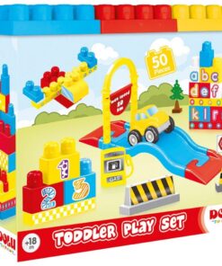 Dolu Blokken Speelset Rijbaan 50-delig