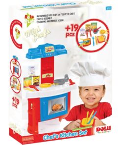 Dolu Chef's Kitchen Speelgoedkeuken 19-delig