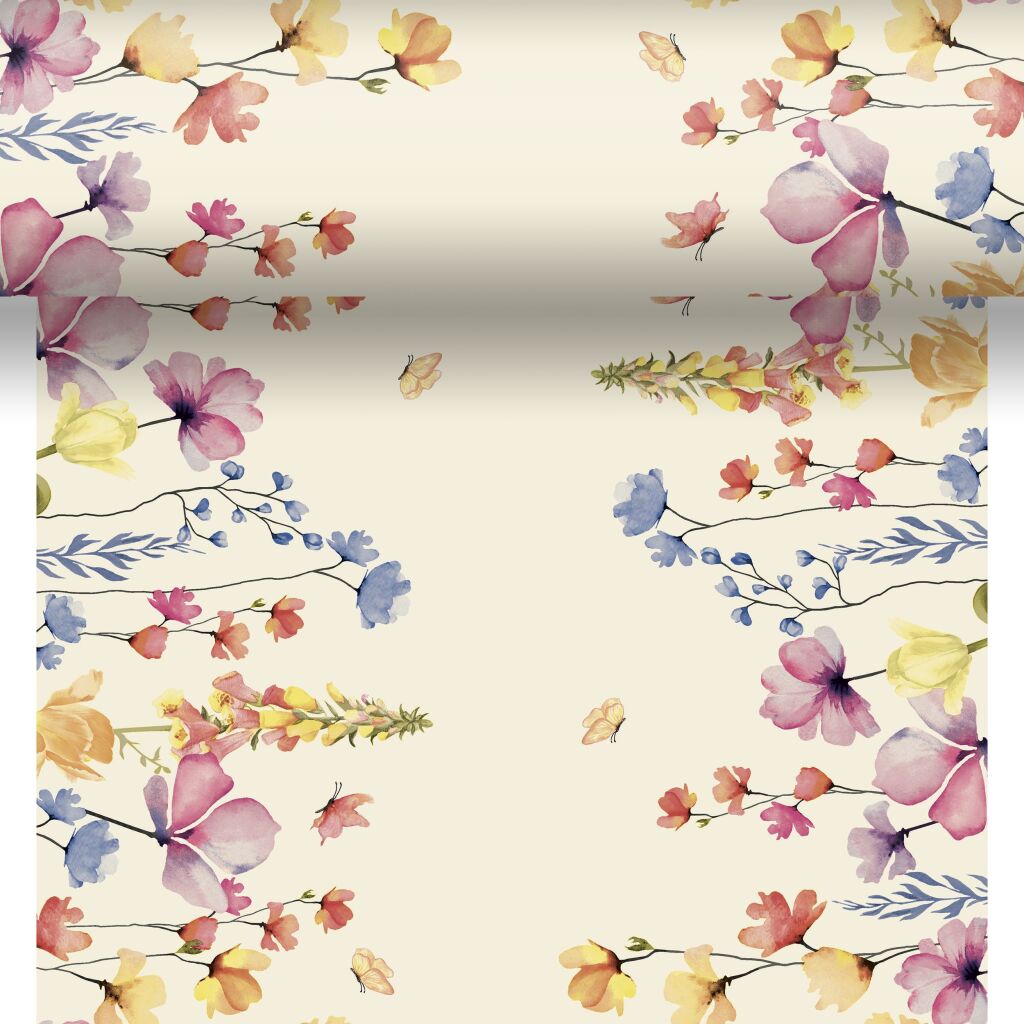 Duni 3in1 Floral Haven Placemat 40x480 cm
