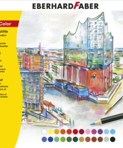 Eberhard Faber EF-516025 Aquarelpotlood Metalen Etui A 24 Stuks