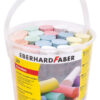 Eberhard Faber EF-526512 Stoepkrijt Emmer Met 20 Krijtjes