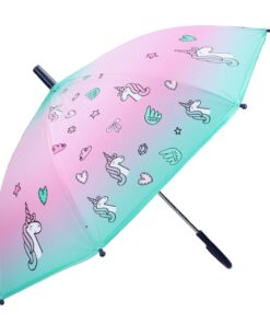 Eenhoorn Paraplu Roze/Blauw