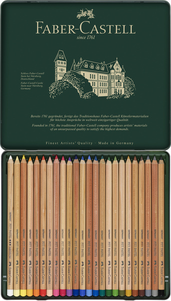 Faber Castell FC-112124 Pastelpotlood Faber-Castell Pitt Metalen Etui A 24 Stuks - Afbeelding 4