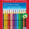 Faber Castell FC-112412 Kleurpotlood Faber-Castell GRIP Kartonnen Etui A 12 Stuks
